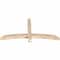 Ekena Millwork Bellingham Smooth Timber Gable Bracket, Douglas Fir, 60"W x 30"H x 3 1/2"D x 3 1/2"F, 12/12 Pitch GBW060X30X0404BEL00SDF - alternate 3